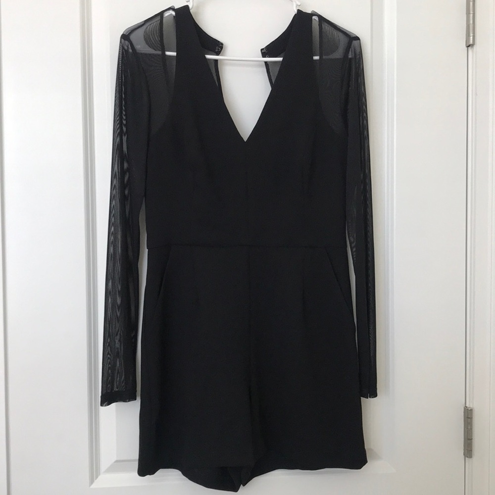 Bcbg black romper